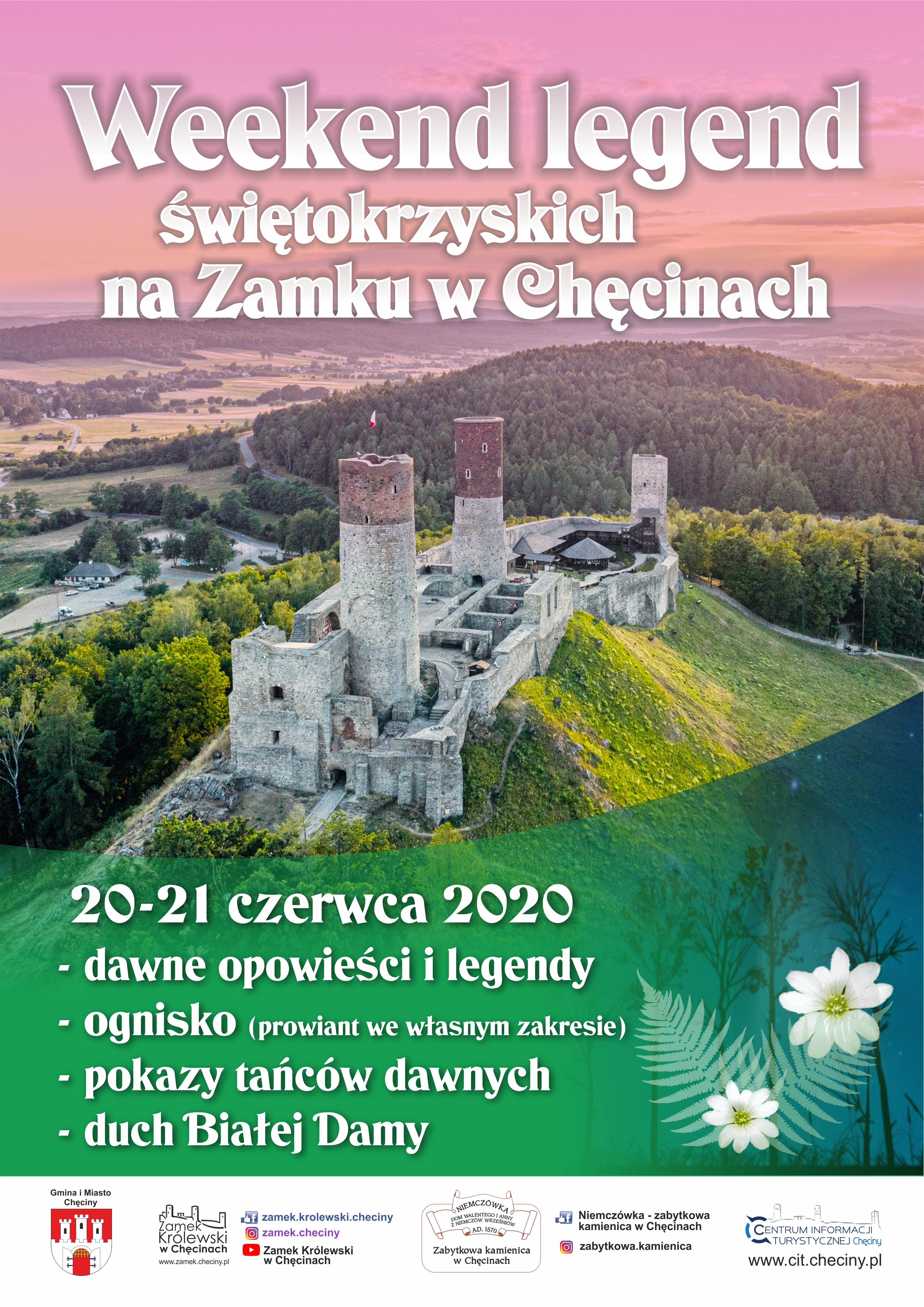 plakat weekend legend zamek checiny