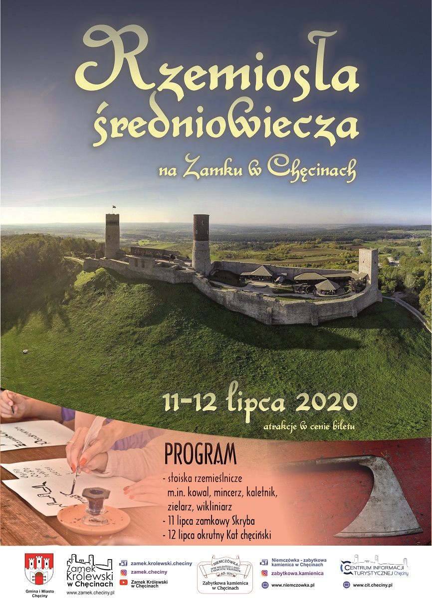 mniejsze rzemiosla sredniowiecza zamek checiny2020
