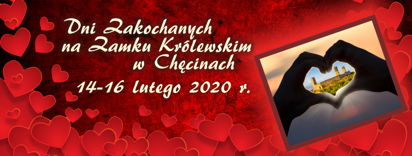 baner walentynki na zamku