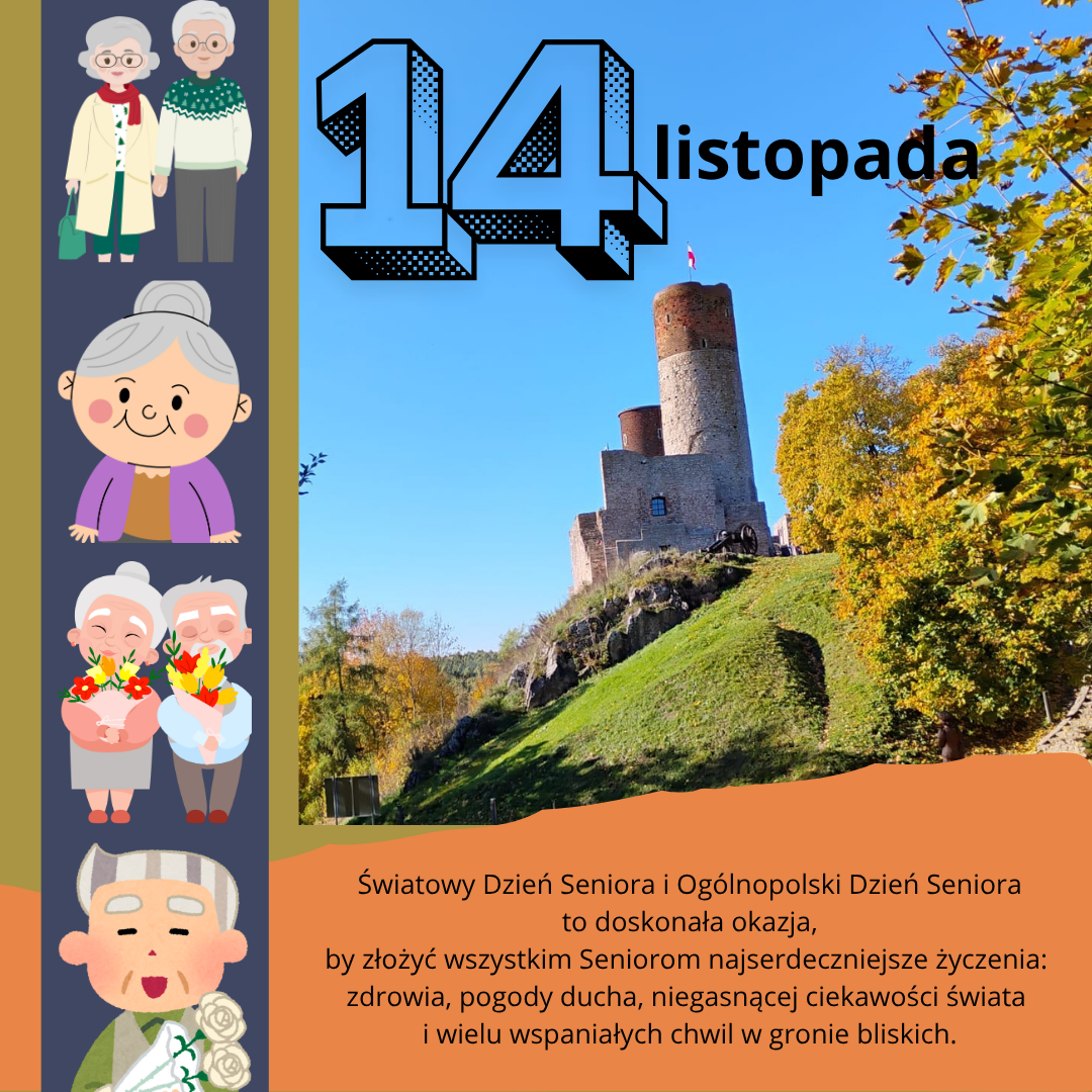 14 LISTOPADA  - ŚWIATOWY I OGÓLNOPOLSKI DZIEŃ SENIORA 