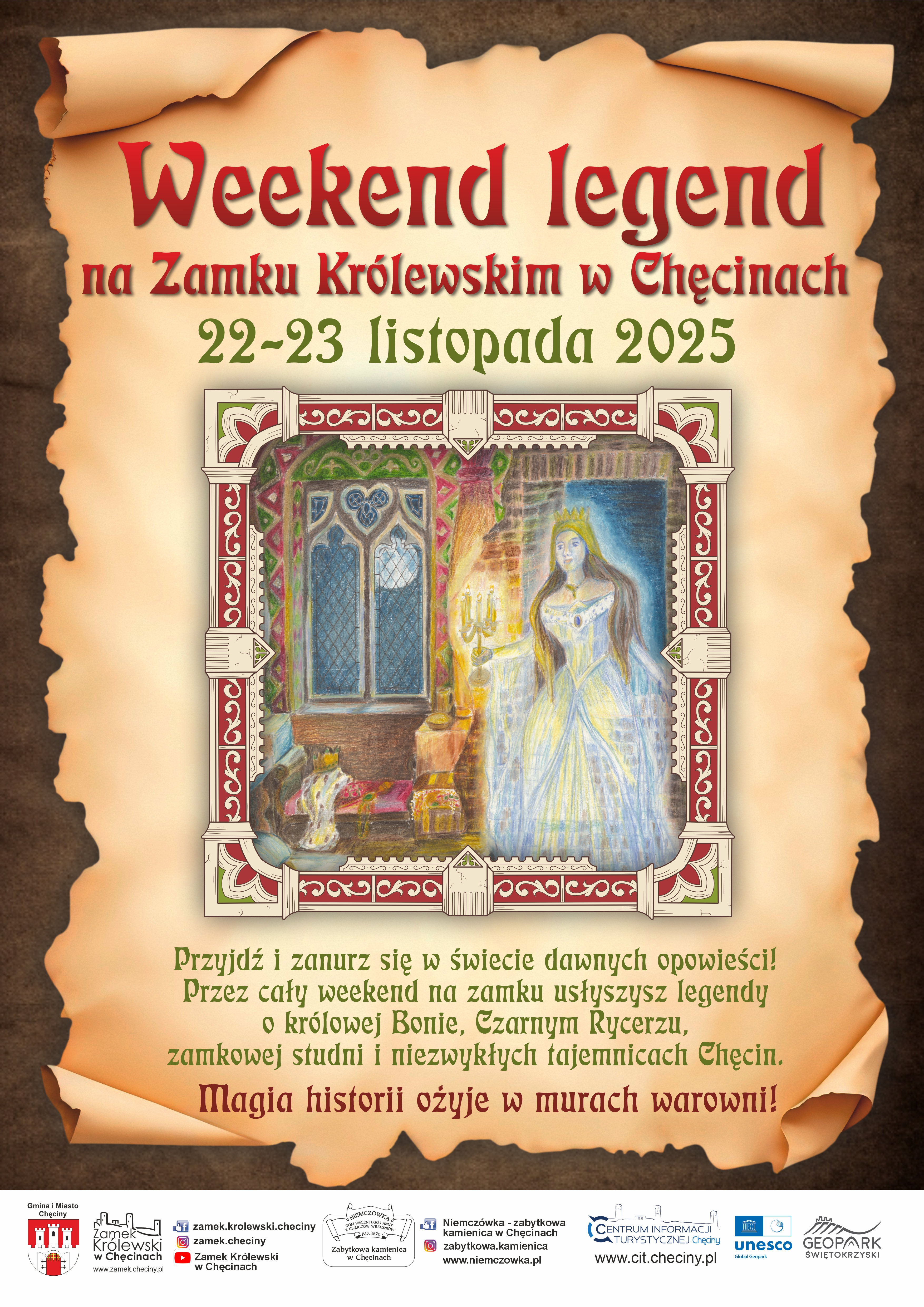 WEEKEND LEGEND NA ZAMKU KRÓLEWSKIM W CHĘCINACH 2025 