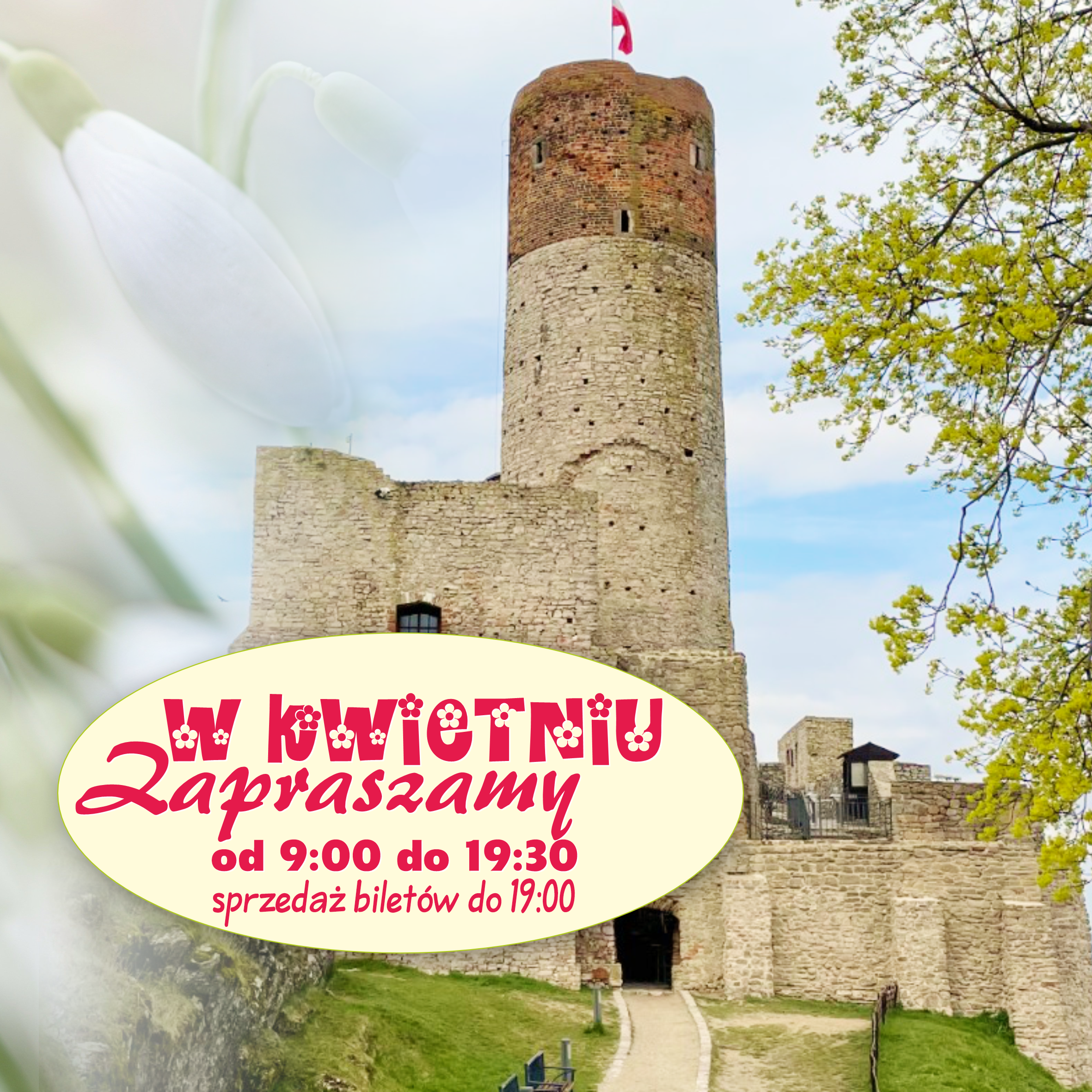 Aktualne godziny otwarcia Zamku Królewskiego w Chęcinach w kwietniu