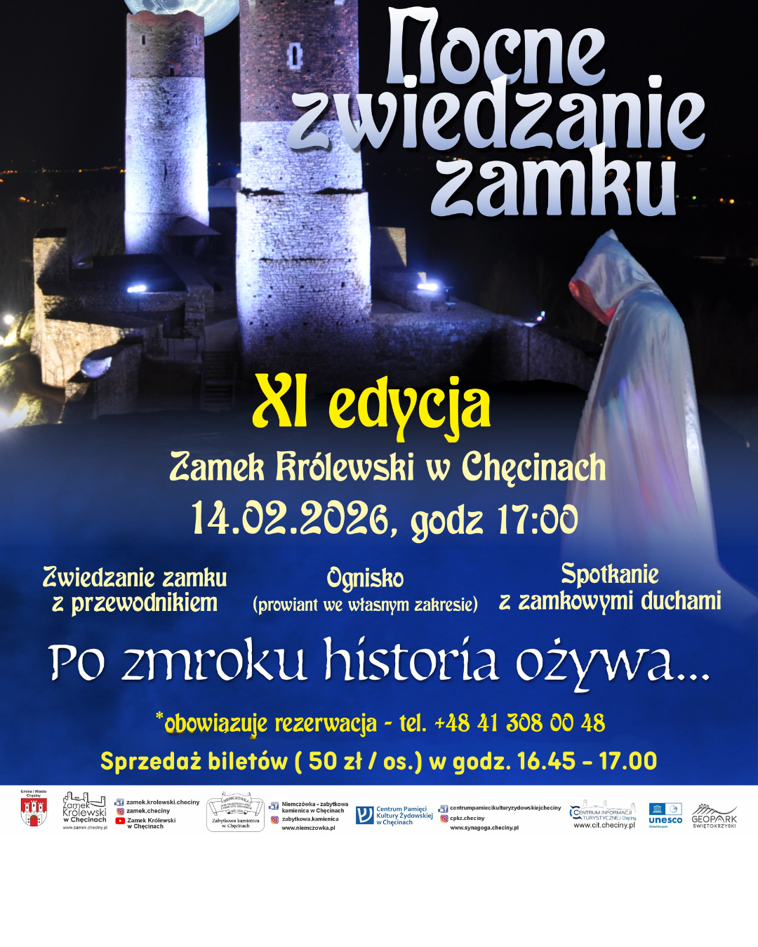 XI edycja Nocnego Zwiedzania Zamku Królewskiego w Chęcinach