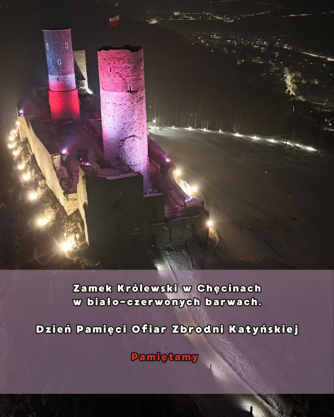 13 kwietnia  - Dzień Pamięci Ofiar Zbrodni Katyńskiej.