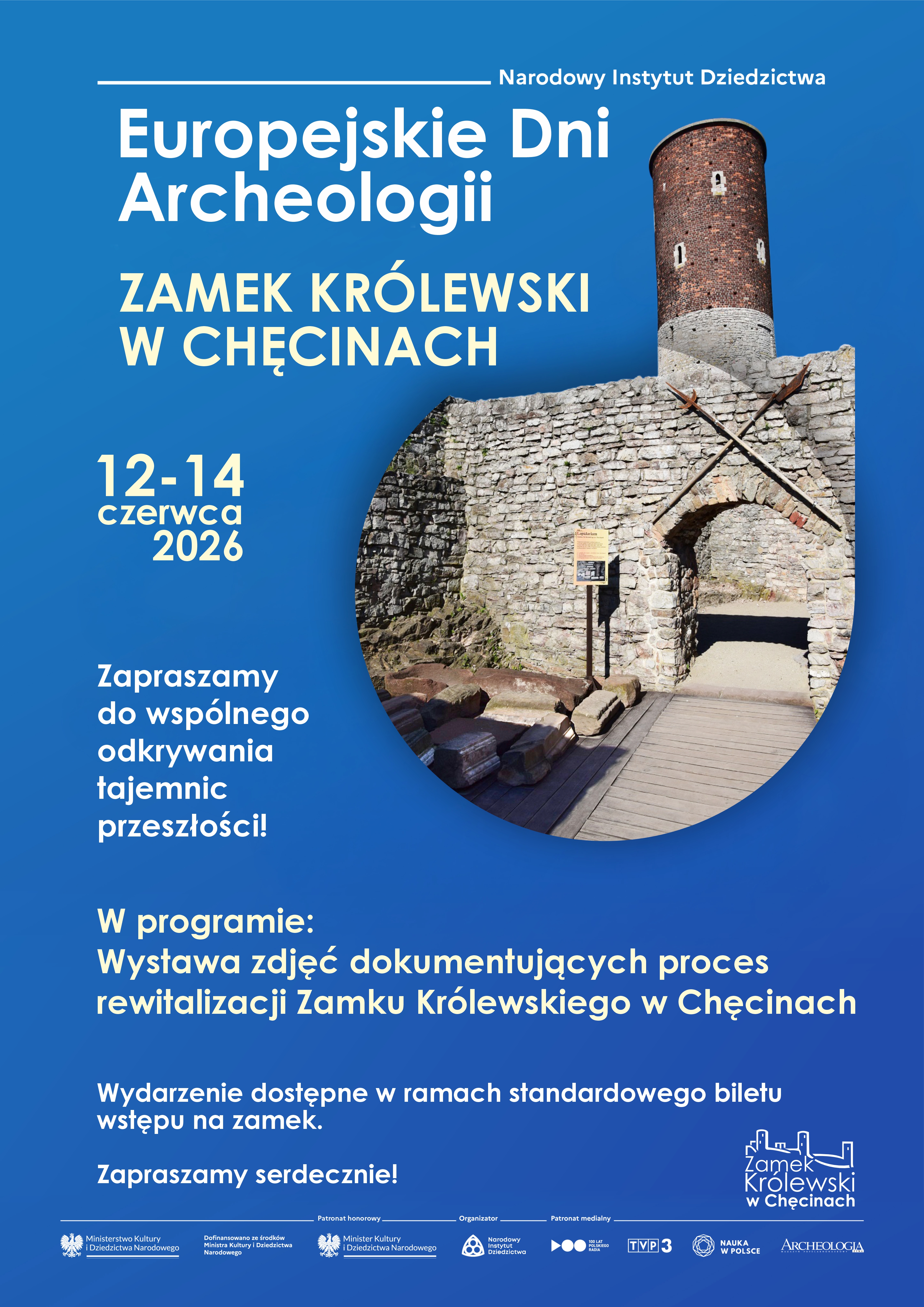Europejskie Dni Archeologii na Zamku Królewskim  w Chęcinach 2026
