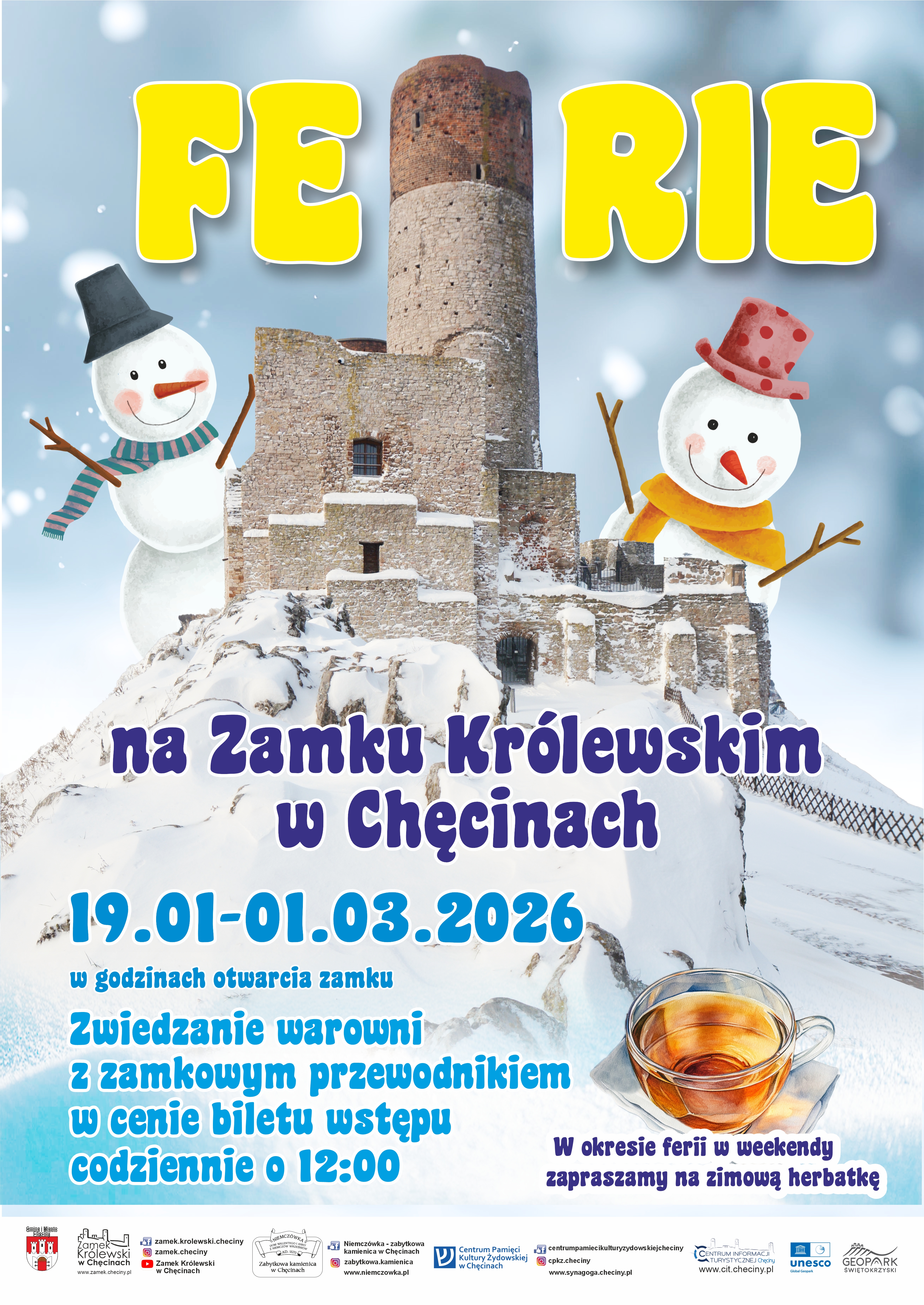 Ferie zimowe na Zamku Królewskim w Chęcinach 2026