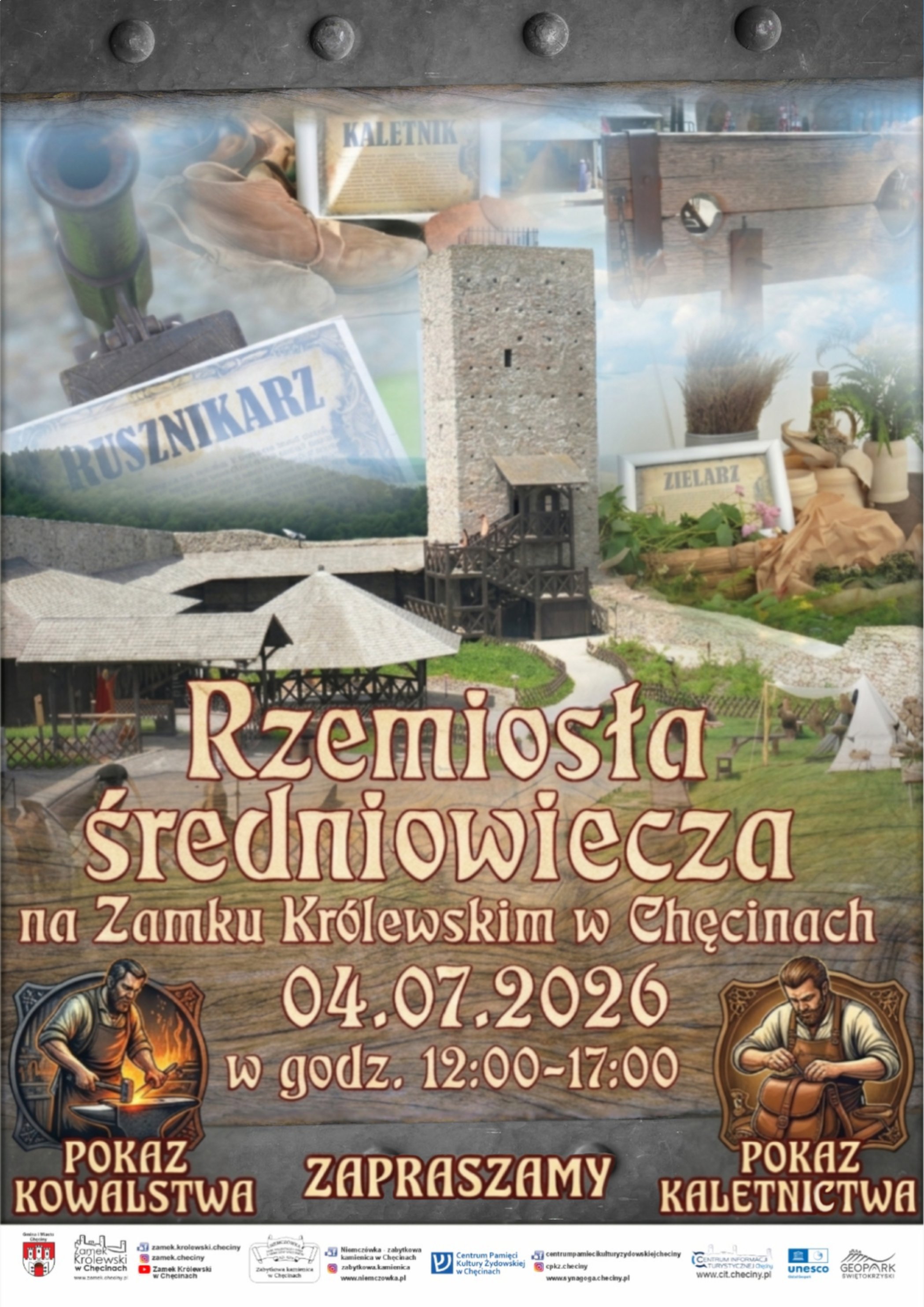 Rzemiosła Średniowiecza na Zamku Królewskim w Chęcinach 2026