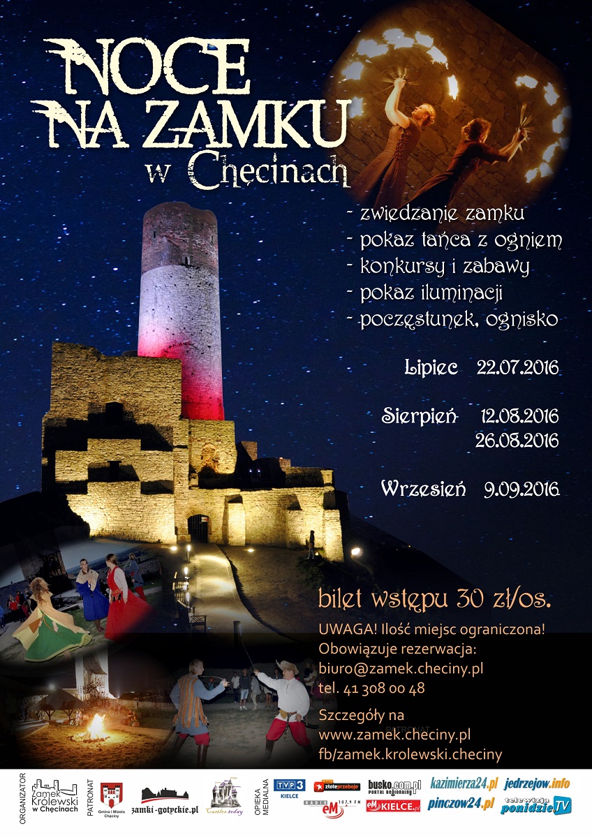 noce na zamku kalendarz