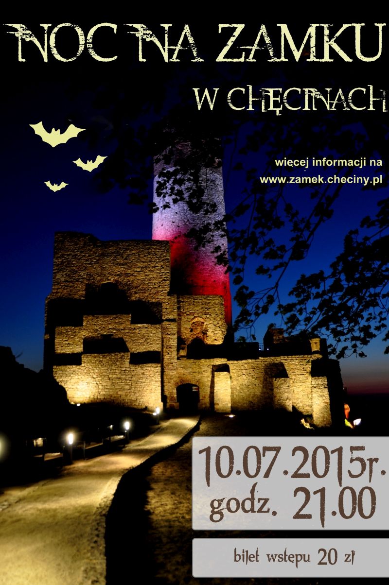 plakat noc na zamku mini