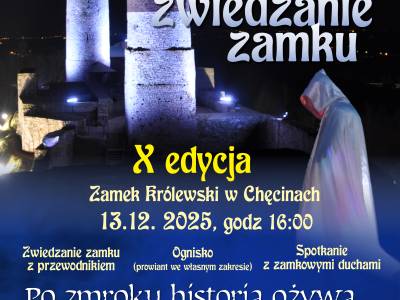X edycja Nocnego Zwiedzania Zamku Królewskiego w Chęcinach