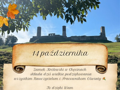 14 października  - Dzień Edukacji Narodowej