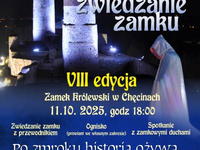 VIII edycja Nocnego Zwiedzania Zamku Królewskiego w Chęcinach.